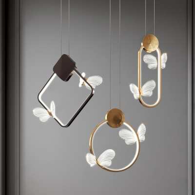 现代吊灯3D模型下载